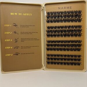 Narme Black False Eyelashes Set